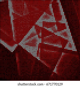 Grunge halftone dots texture background. Spotted vector Abstract colorful Texture