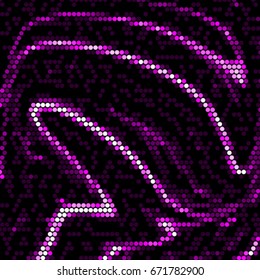 Grunge halftone dots texture background. Spotted vector Abstract colorful Texture