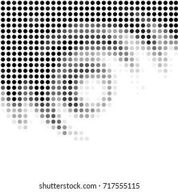 Grunge halftone dots texture background. Spotted vector Abstract Texture
