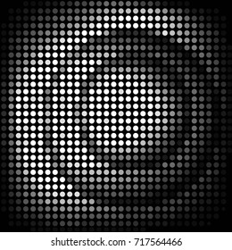 Grunge halftone dots texture background. Spotted vector Abstract Texture
