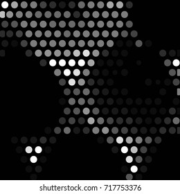 Grunge halftone dots texture background. Spotted vector Abstract Texture
