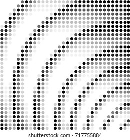 Grunge halftone dots texture background. Spotted vector Abstract Texture
