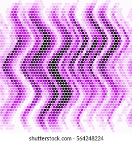 Grunge halftone dots texture vector background. Spotted purple Abstract Texture
