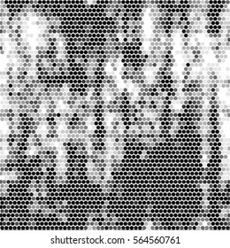Grunge halftone dots texture vector background. Spotted Abstract Texture
