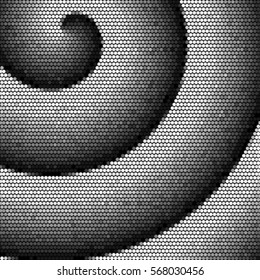 Grunge halftone dots texture vector background. Spotted Abstract Texture
