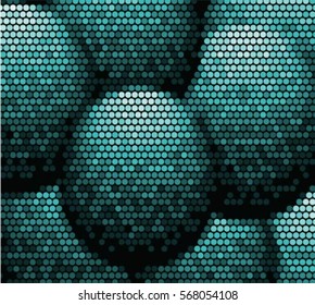 Grunge halftone dots texture vector background. Spotted blue Abstract Texture