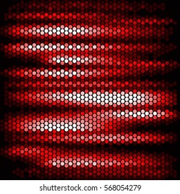 Grunge halftone dots texture vector background. Spotted red Abstract Texture