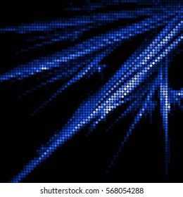 Grunge halftone dots texture vector background. Spotted blue Abstract Texture