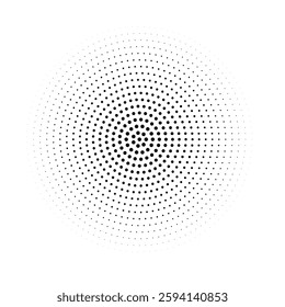 Grunge halftone dots vector texture background dotted