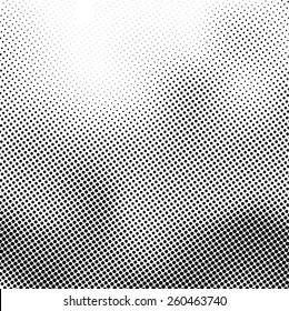 Grunge Halftone Dots Vector Texture Background. 