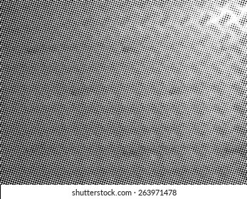 Grunge halftone dots vector texture background . 