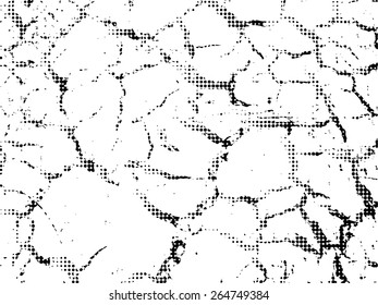Grunge halftone dots vector texture background . Border Frame . Dotted Abstract Vector Texture . Distress Dirty Damaged Spotted Circles Overlay Texture . Ink Splash Background .