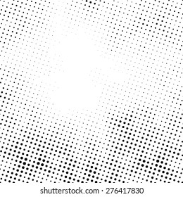 Grunge Halftone Dots Vector Texture Background .