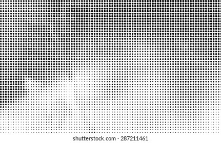 Grunge halftone dots vector texture background .