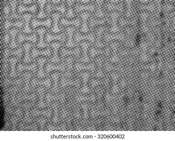 Grunge halftone dots vector texture background. Pixel 