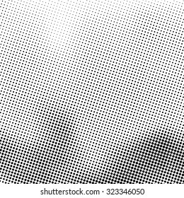 Grunge halftone dots vector texture background . 