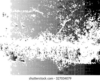 Grunge halftone dots vector texture background . Dotted Abstract Vector Texture . Distress Dirty Damaged Spotted Circles Overlay Texture .