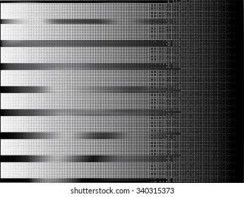 Grunge halftone dots vector texture background dotted. Frames set collection horizontal line vector template 