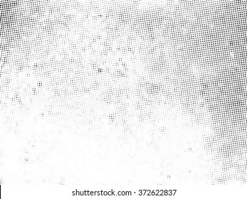 Grunge Halftone Dots Vector Texture Background.