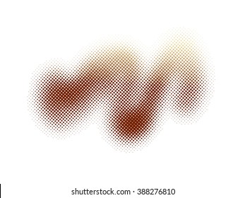 Grunge halftone dots vector texture background . Border Frame . Dotted Abstract Vector Texture . Distress Dirty Damaged Spotted Circles Overlay Texture .