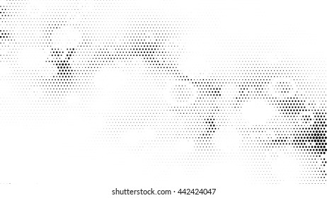 Grunge halftone dots vector texture background