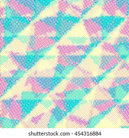 Grunge halftone dots vector texture background. EPS