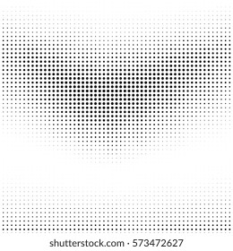 Grunge halftone dots. Vector texture. Abstract dotted background