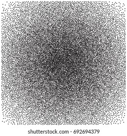 Grunge halftone dots vector texture background. Grunge abstract half tone dotted texture. Monochrome graphic for print, dtp or presentation. Vintage style design