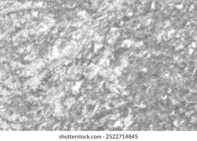 Grunge halftone effect background. Black dots pattern.