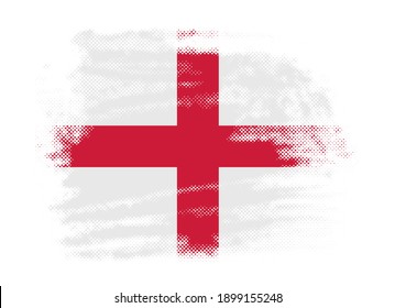 Borde del fondo de la bandera de Inglaterra de media tonalidad.