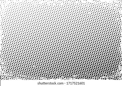 Grunge Halftone Rahmen. Strauchflecken, Hintergrund.