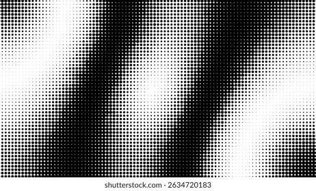 Grunge Halftone Gradient Background - Abstract Preto e Branco Ponto Padrão para Anime ou estilo mangá quadrinhos sobreposição textura