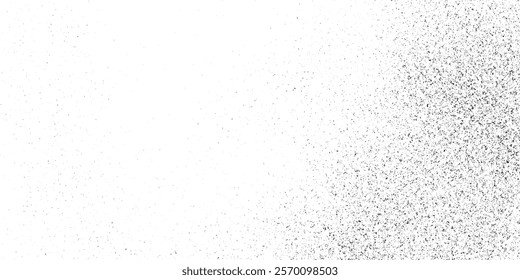 Grunge halftone gradient background distressed black texture dark grainy texture on white dust overlay textured