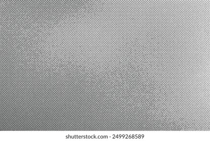 Grunge halftone gradient background. Faded grit noise texture. White and black sand wallpaper. Retro pixelated backdrop. Anime or manga style comic vector graphic design textured illustration