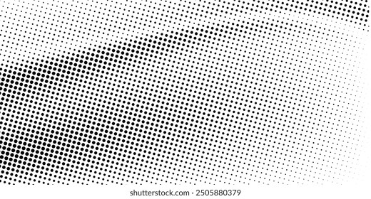 Grunge medio tono gradiente de fondo. Textura de ruido de grano desvanecido. Fondo de pantalla de arena blanco y negro. Patrón de puntos moderno de artes de fondo pixeladas retro