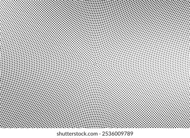 Grunge halftone gradient background. Faded grit noise texture. White and black sand wallpaper. Retro pixelated backdrop. Anime or manga style comic overlay. Vector graphic design textured template
