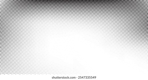 Grunge halftone gradient background. Faded grit noise texture. White and black sand wallpaper. Retro pixelated backdrop. Anime or manga style comic overlay. 