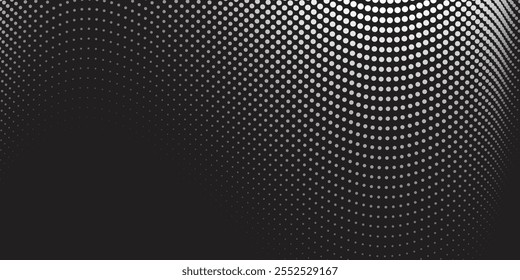 Grunge halftone gradient background. Faded grit noise texture. White and black sand wallpaper. Retro pixelated backdrop. Anime or manga style comic