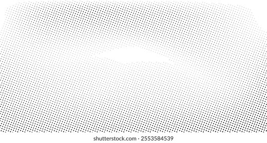 Grunge halftone gradient background. Faded grit noise texture. White and black sand wallpaper. Retro pixelated backdrop. Anime or manga style comic