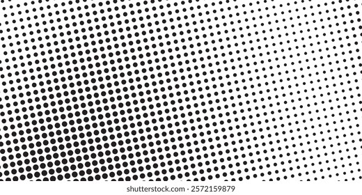 Grunge halftone gradient background. Faded grit noise texture. White and black sand wallpaper. Retro pixelated art simple
