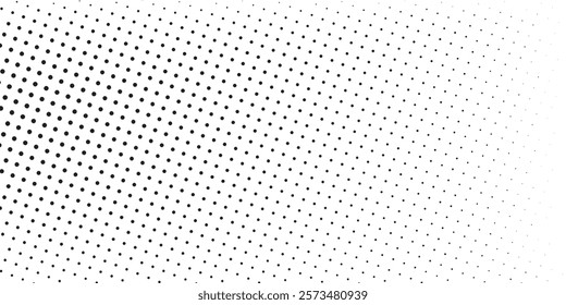 Grunge halftone gradient background. Faded grit noise texture. White and black sand wallpaper. Retro pixelated backdrop. Anime or manga style comic overlay. Vector graphic design 