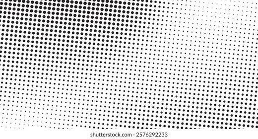 Grunge halftone gradient background. Faded grit noise texture. White and black sand wallpaper. Retro pixelated backdrop. Anime or manga simple modern