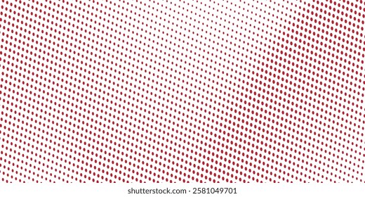Grunge halftone gradient background. Faded grit noise texture. White and red sand wallpaper. Retro pixelated backdrop. Anime or manga 