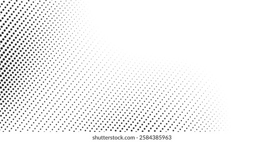 Grunge halftone gradient background. Faded grit noise texture. White and black sand wallpaper. Retro pixelated backdrop. Anime or manga style comic