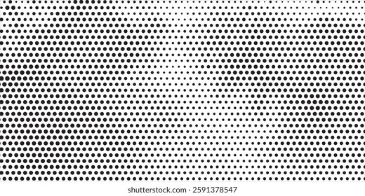 Grunge halftone gradient background. Faded grit noise texture. White and black sand wallpaper. Retro pixelated backdrop. Anime or manga style comic overlay. Vector graphic design textured template
