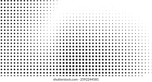 Grunge halftone gradient background. Faded grit noise texture. White and black sand wallpaper. 