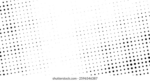 Grunge halftone gradient background. Faded grit noise texture. Anime or manga style comic overlay. Vector graphic design textured template modern simple