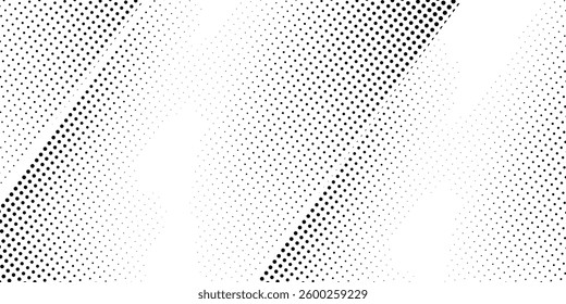 Grunge halftone gradient background. Faded grit noise texture. White and black sand wallpaper. Retro pixelated backdrop abstract simple modern art