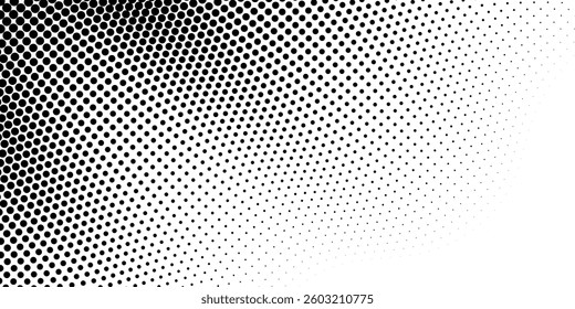 Grunge halftone gradient background. Faded grit noise texture. White and black sand wallpaper. Retro pixelated modern background