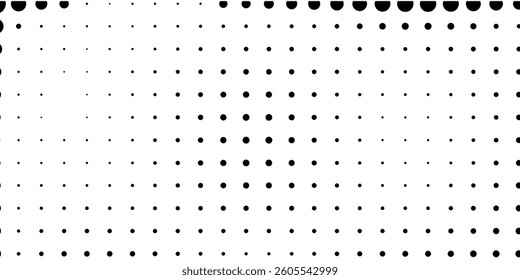 Grunge halftone gradient background. Faded grit noise texture. White and black sand wallpaper. Retro pixelated backdrop. Anime or manga style comic overlay. Vector graphic design textured template